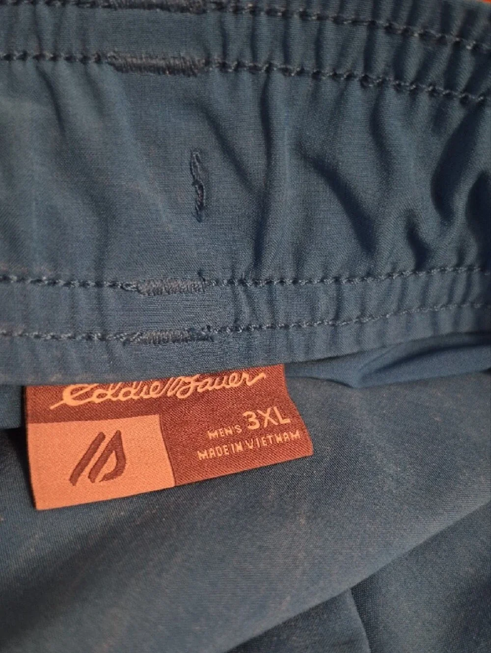 Nautica And Eddie Bauer Black and Teal Swim Shorts - Men's Lot of 2